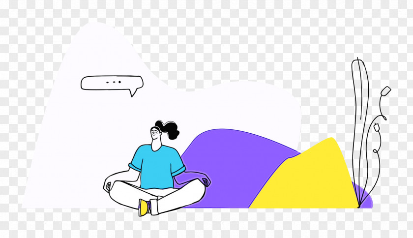 Cartoon Diagram Yellow Sitting Meter PNG