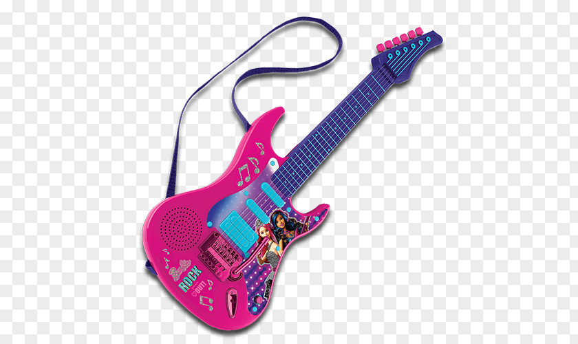Electric Guitar Barbie Acoustic Toy PNG
