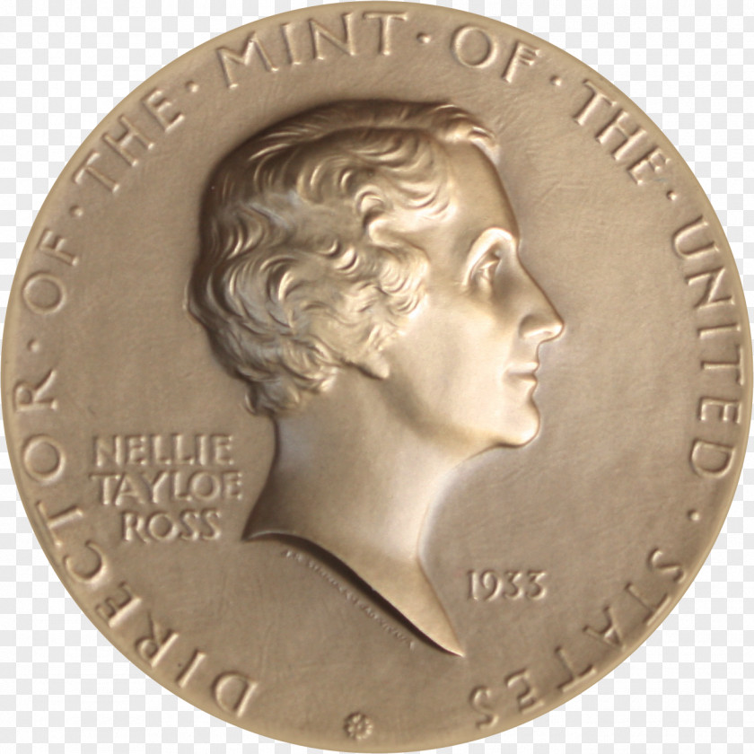 Medal Franklin Half Dollar Coin Director Of The United States Mint Philadelphia PNG