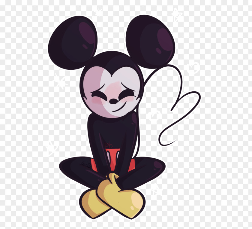 Mickey Mouse 1 Mammal Pink M Character Clip Art PNG