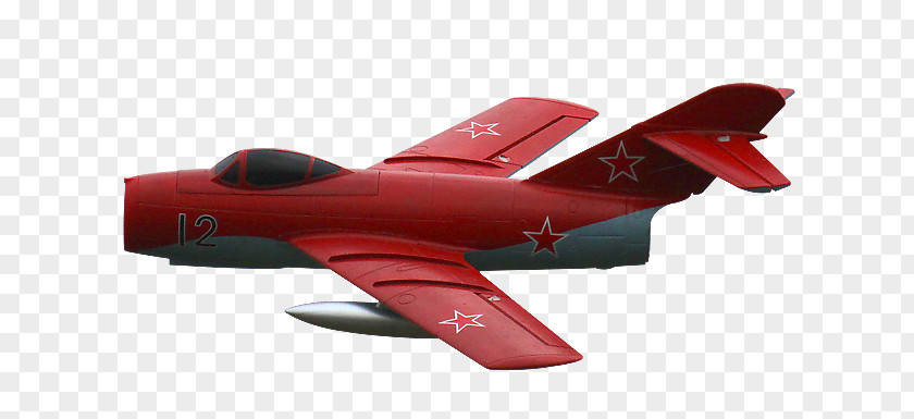 Airplane Mikoyan-Gurevich MiG-15 Radio-controlled Aircraft PNG