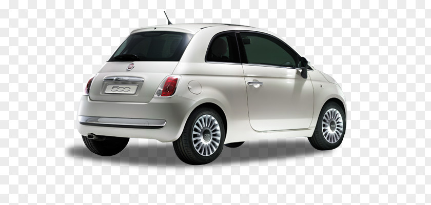 Bianca Fiat 500 Car Automobiles Panda PNG