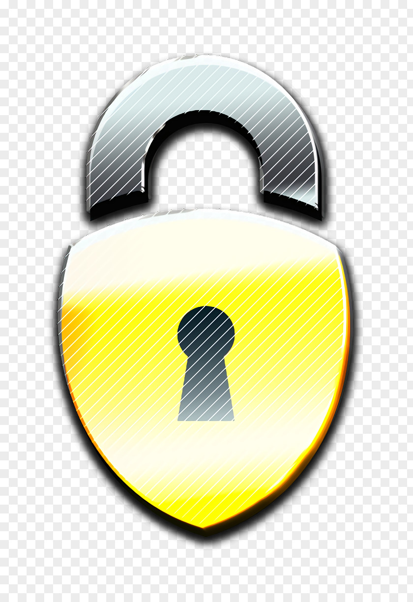Emblem Lock Icon PNG