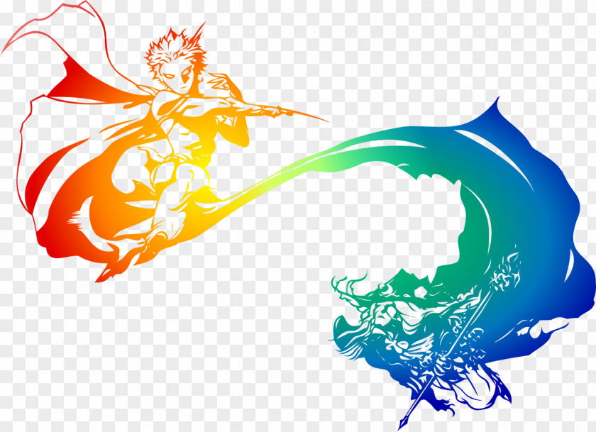 Final Fantasy Logo Dimensions II XIII The Legend PNG