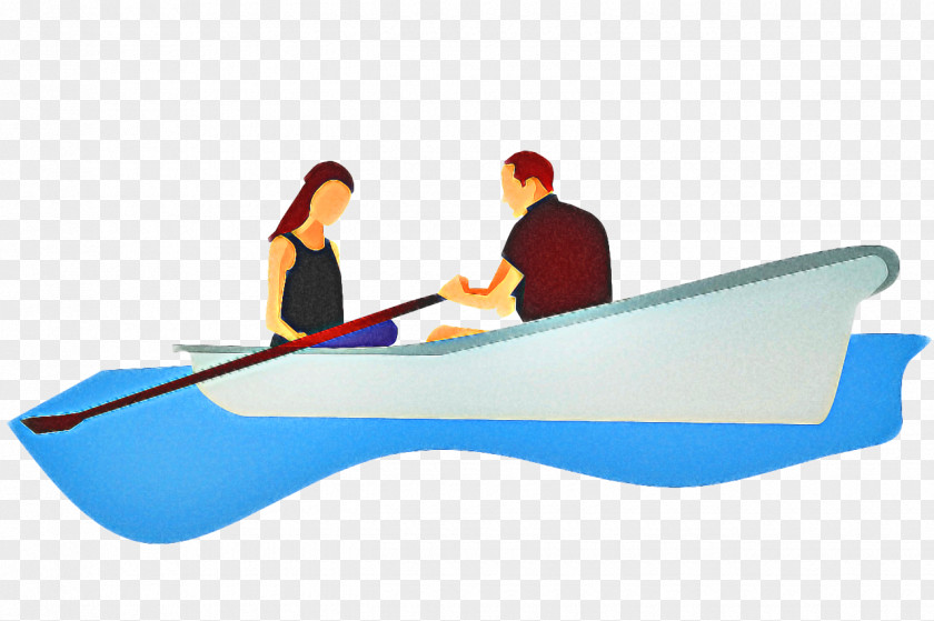 Furniture Watercraft Rowing Person Cartoon PNG