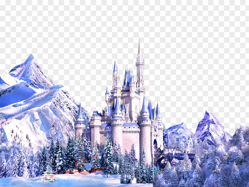 Snow Castle The Queen Elsa Drawing Fairy Tale PNG