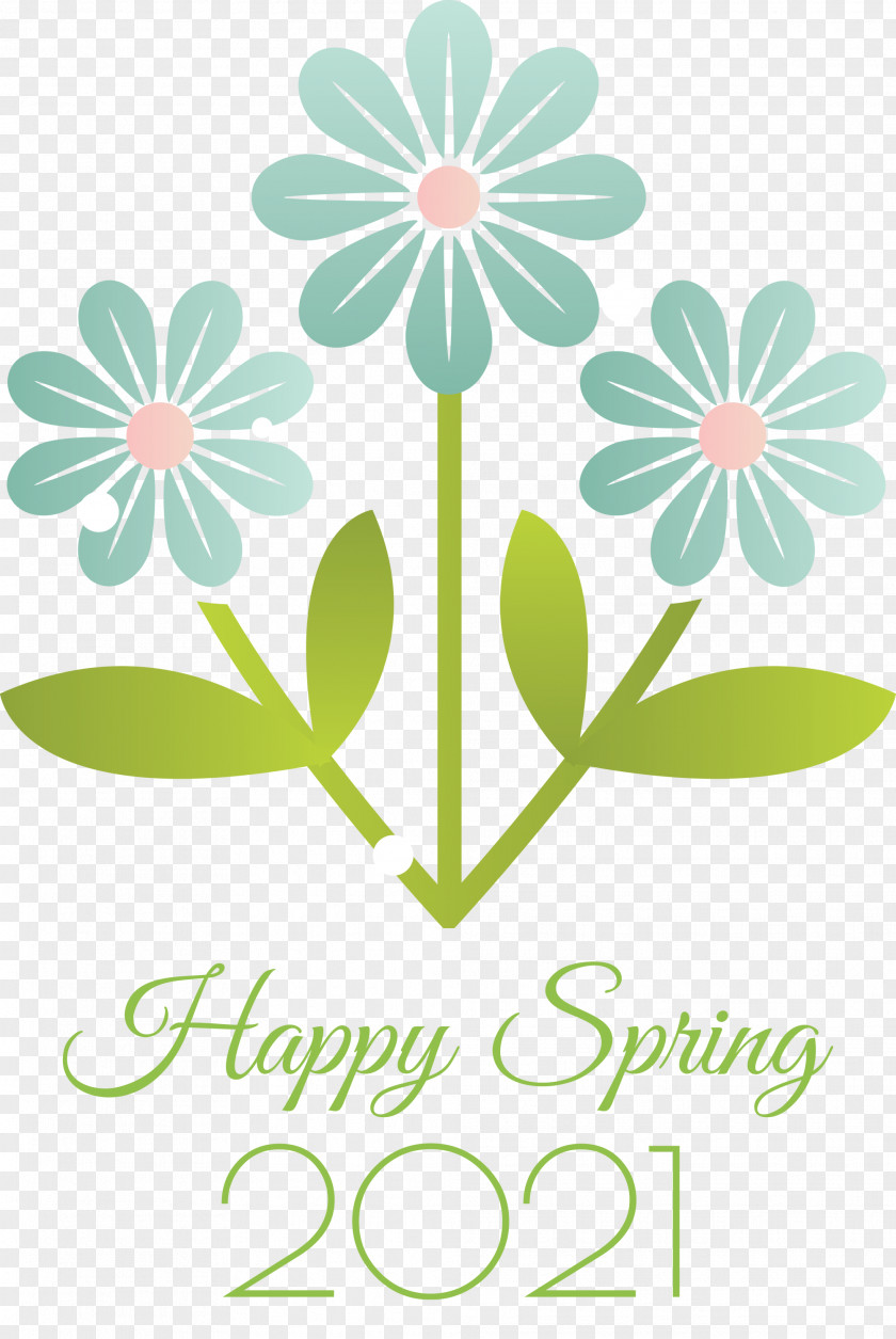 2021 Happy Spring PNG