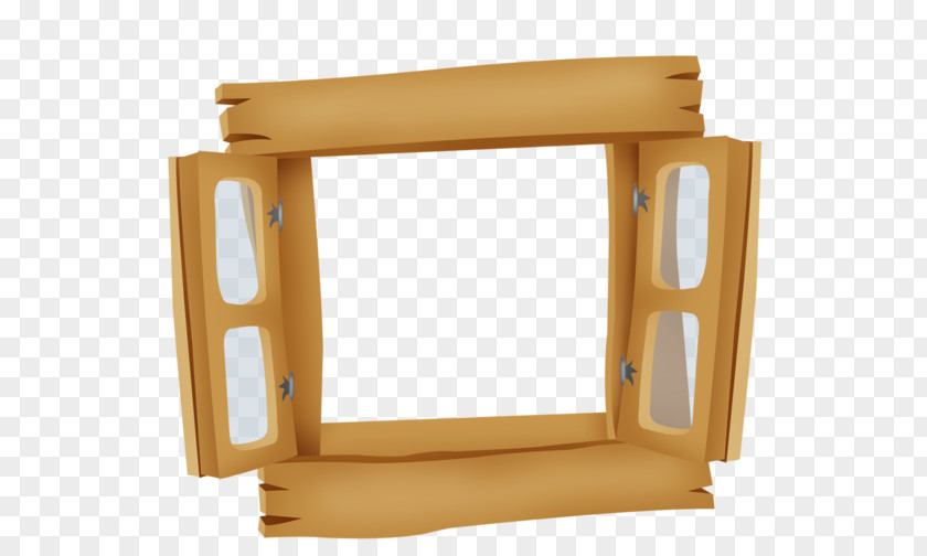 Cartoon Painted Wood Windows Window Drawing PNG