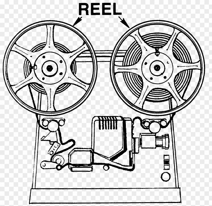 Photographic Film Movie Projector Cinema PNG