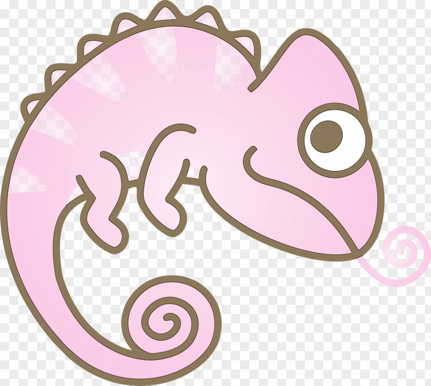 Pink Sticker Seahorse PNG
