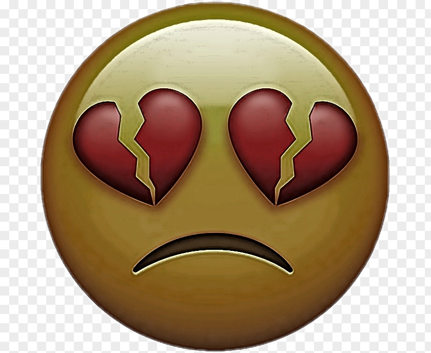 Gesture Comedy Broken Heart Emoji PNG
