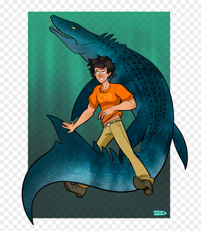 Percy Jackson Mosasaurus Mosasaurs Fan Art PNG