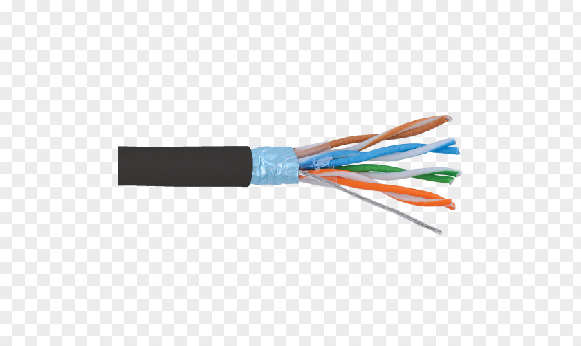 Cable Network Cables Category 6 Electrical Shielded Twisted Pair PNG