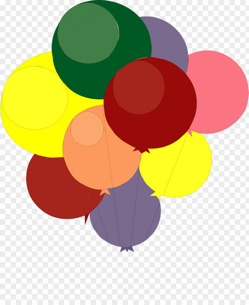 Hand-painted Colorful Balloons Balloon Clip Art PNG