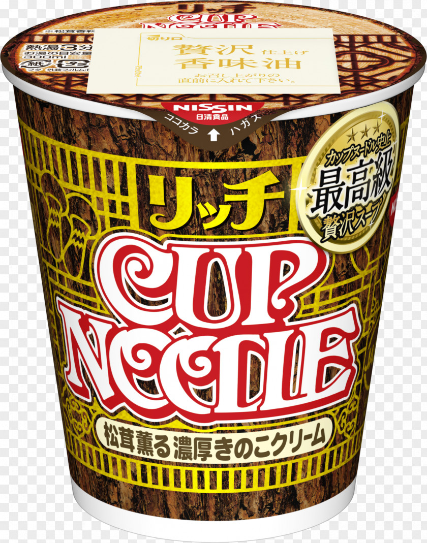 Mushroom Ramen Instant Noodle Chinese Noodles Cream Cup PNG