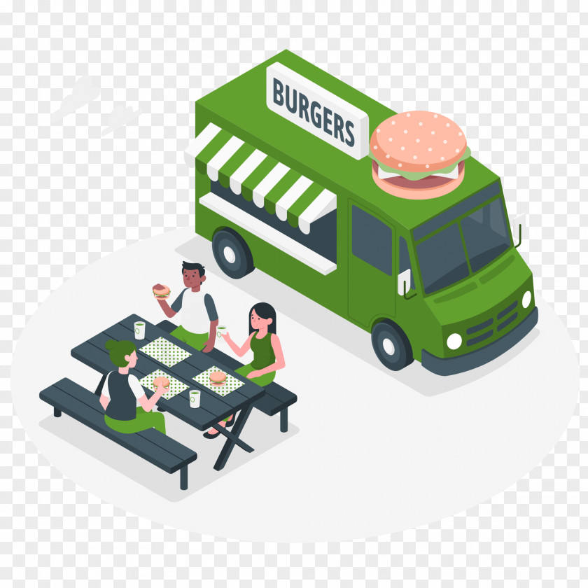 Street Food Truck Enterprise Infographic Trade Fair PNG