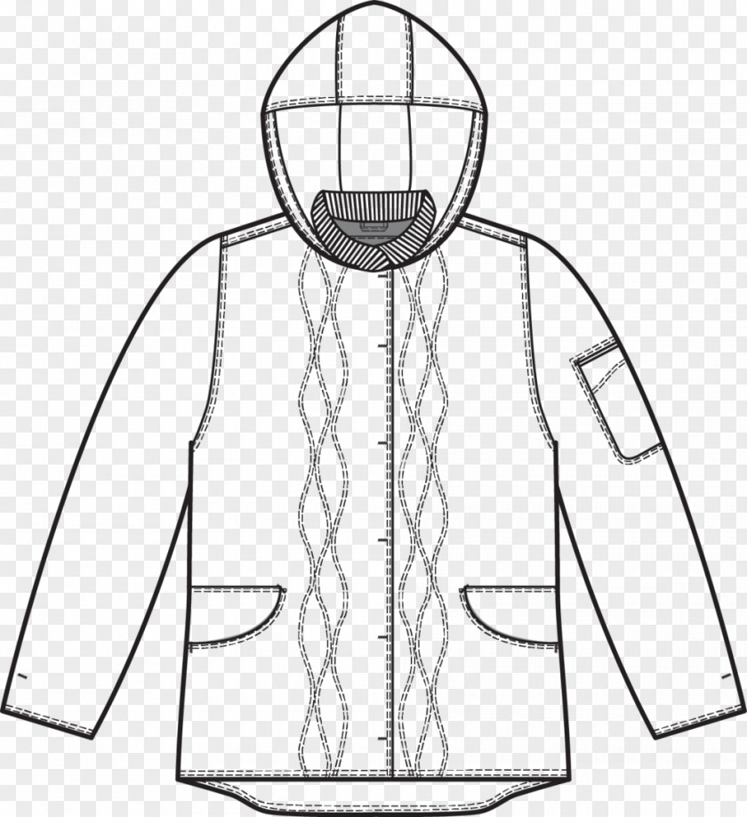Technical Pattern Drawing Clothing Sketch PNG
