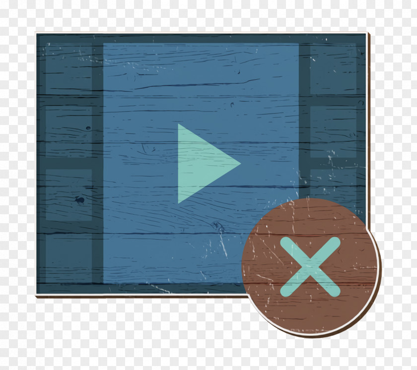 Flag Brown Movie Icon Video Player Interaction Assets PNG