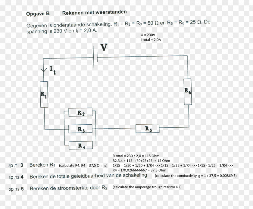 Resistors Diagram Electronic Circuit Series And Parallel Circuits Electrical Network Electronics PNG