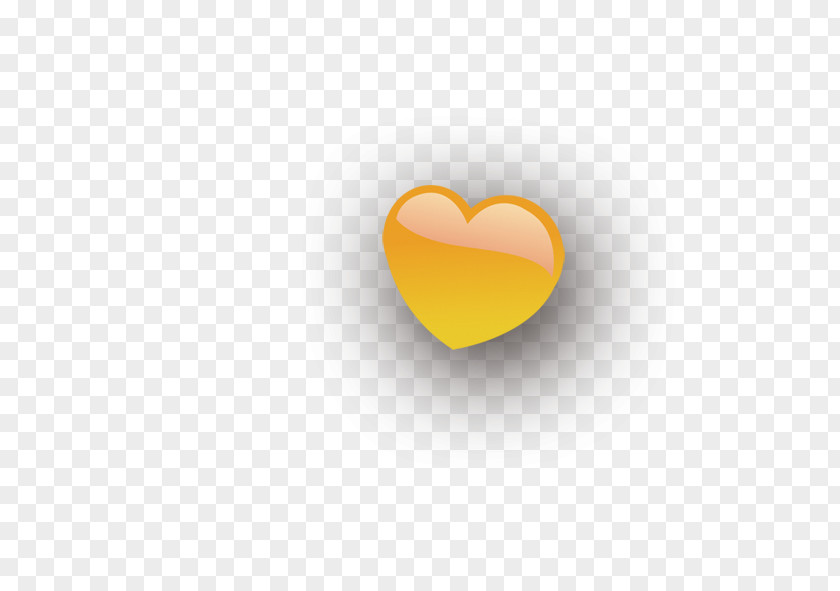 Yellow Heart Desktop Wallpaper Font PNG