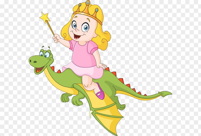 A Little Princess Riding On Dinosaur Royalty-free Stock Photography Clip Art PNG