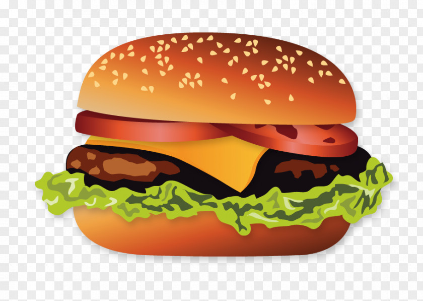 Cheese Cheeseburger Hamburger Panini And Tomato Sandwich PNG