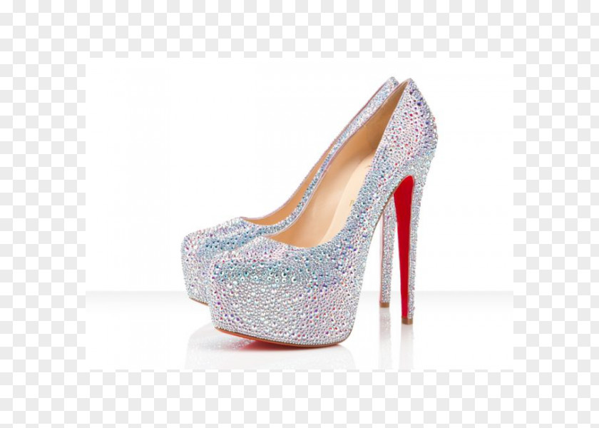 Dress High-heeled Shoe Stiletto Heel Court Imitation Gemstones & Rhinestones PNG