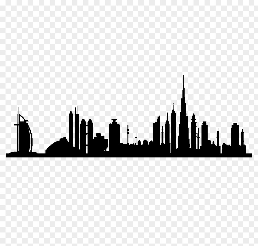Dubai Skyline Cities: Skylines Silhouette PNG