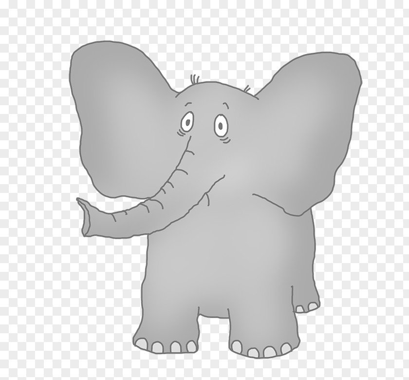 Elephant Head Cartoon Clip Art PNG