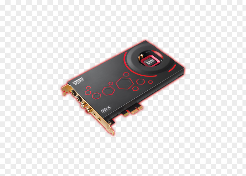 Sound Card Cards & Audio Adapters PCI Express Creative 5.1 Internal Blaster SoundBlaster ZXR PC Labs PNG
