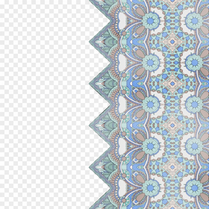 Turquoise Textile Pattern PNG