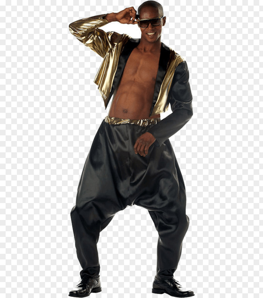 1980s Hammer Pants Parachute Rapper PNG pants Rapper, shirt clipart PNG