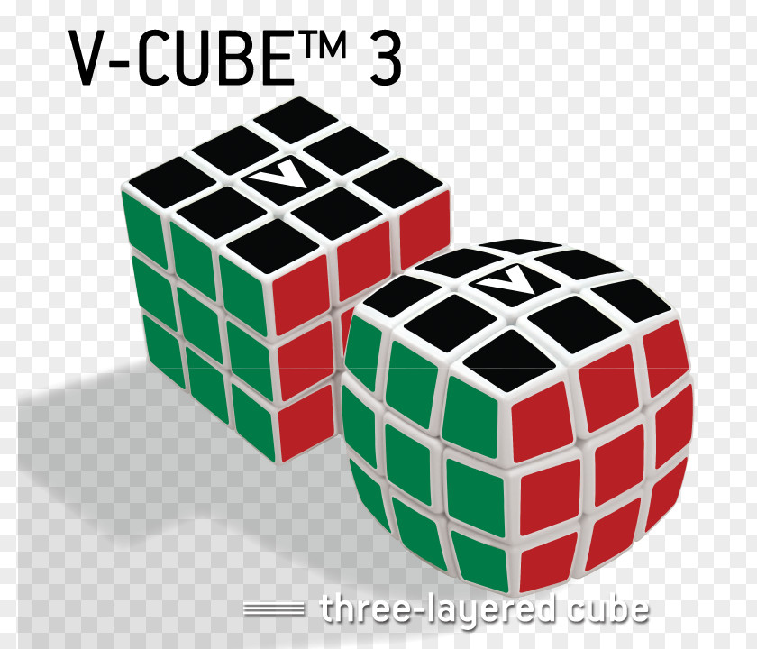 Family Portraits V-Cube 7 Rubik's Cube Speedcubing Puzzle PNG