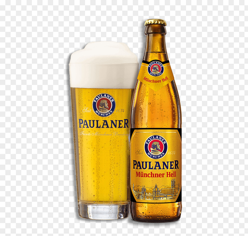 German Carbonated Beverages Wheat Beer Paulaner Brewery Helles Oktoberfest PNG