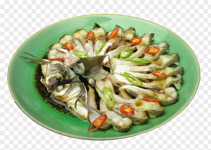 Steamed Wuchang Fish District Chinese Cuisine Bream Hubei Food PNG