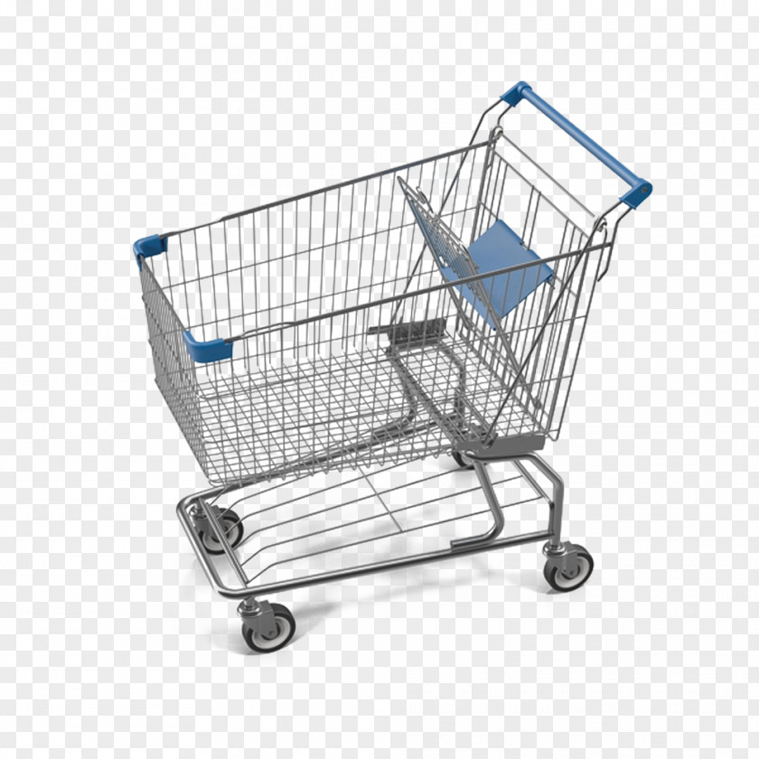 Supermarket Shopping Cart PNG