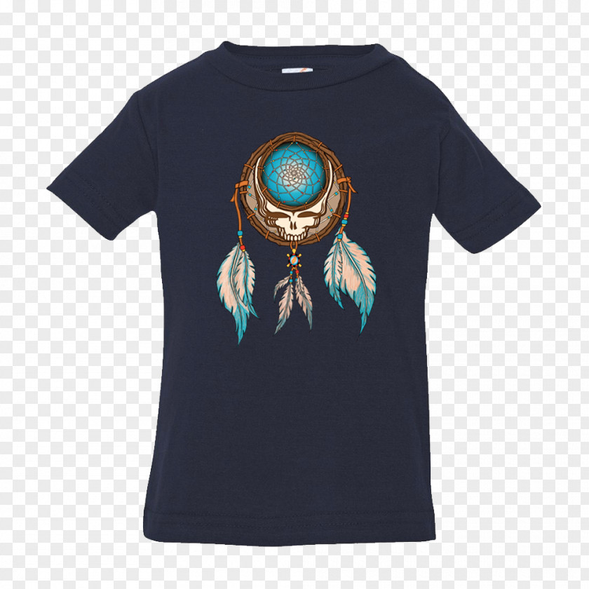 Boho Dreamcatcher T-shirt Turquoise Teal Sleeve Symbol PNG