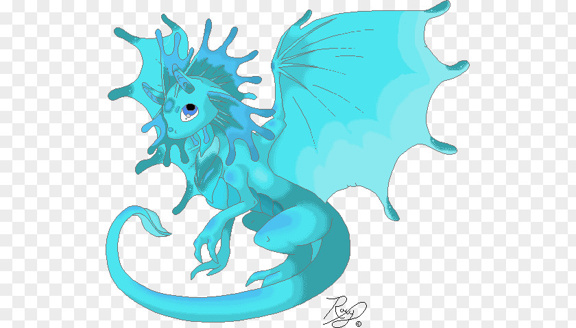 Dragon Blue Light Clip Art PNG
