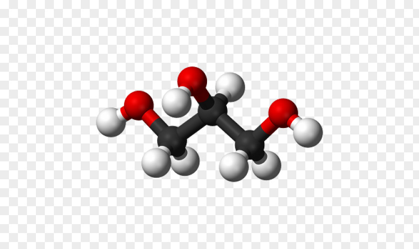 Glycerin Glycerol 3-Mercaptopropane-1,2-diol Molecule Propylene Glycol Chemistry PNG