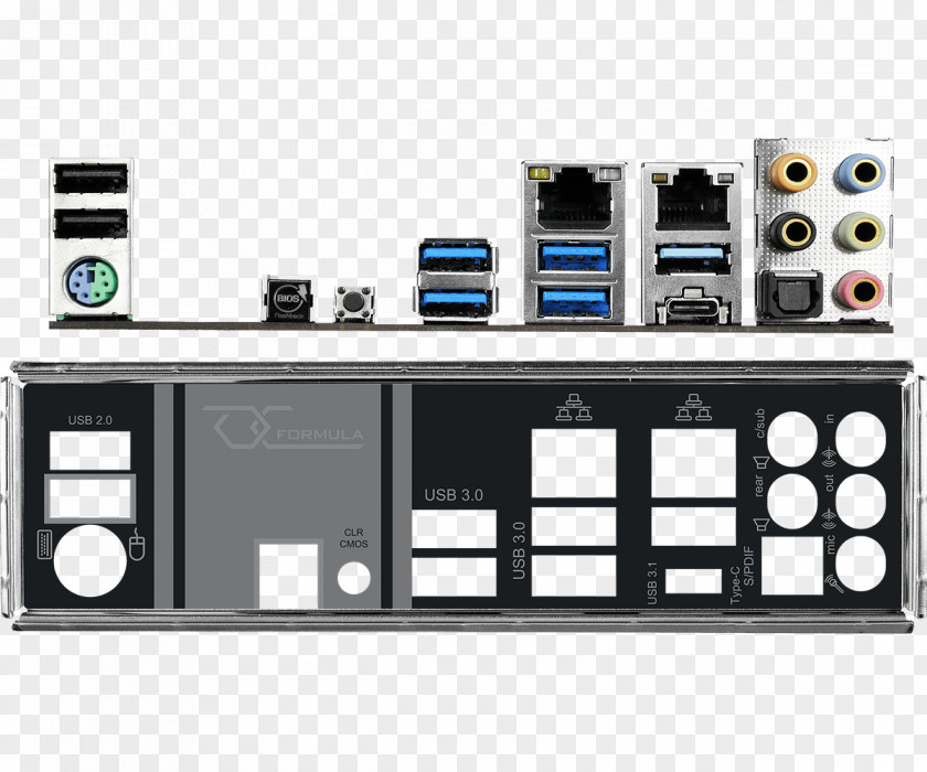 Intel LGA 2066 X299 Core I9 Motherboard PNG