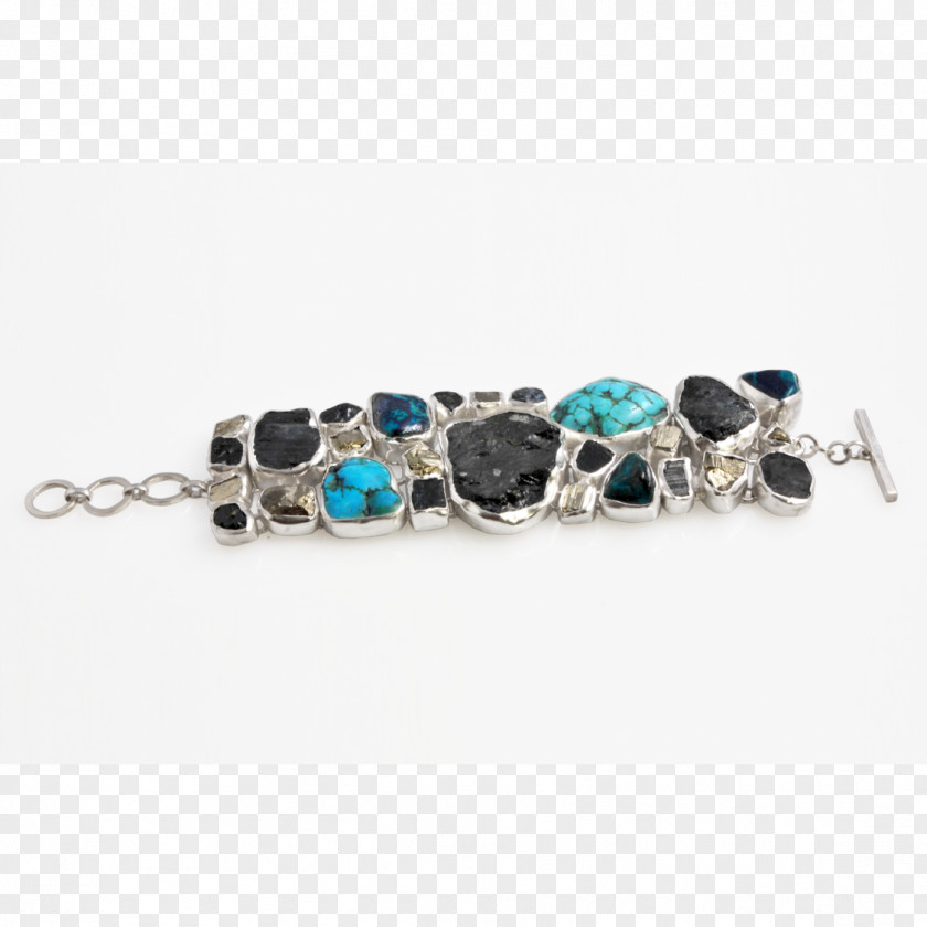 Silver Turquoise Sterling Bracelet Onyx PNG