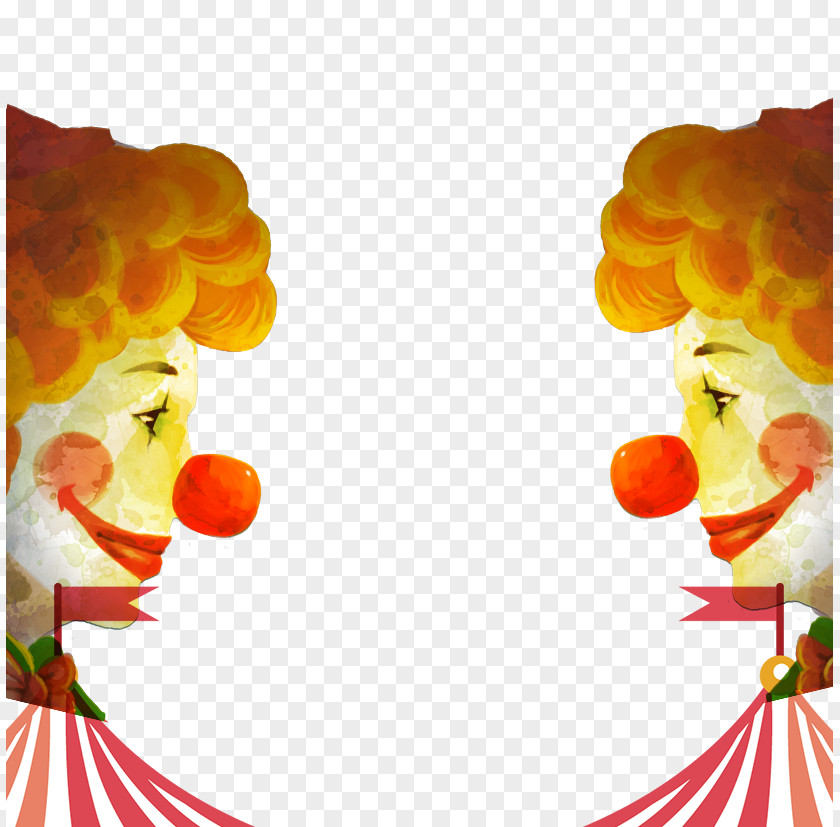 The Clown Came Joker Circus Wallpaper PNG