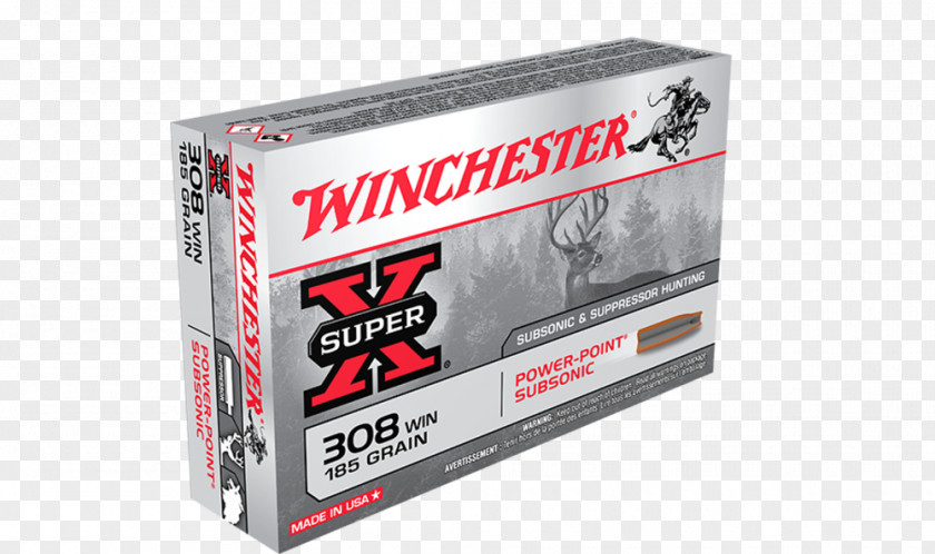 Ammunition .30-06 Springfield .308 Winchester Repeating Arms Company Grain Subsonic PNG