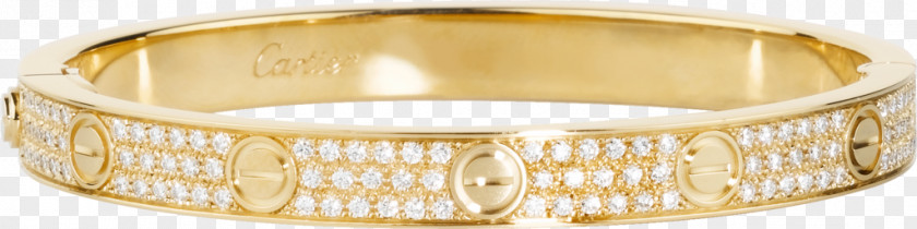 Diamond Love Bracelet Cartier Carat PNG