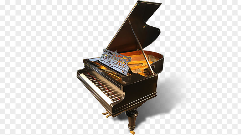 Grand Piano Digital Electric Harpsichord Player PNG