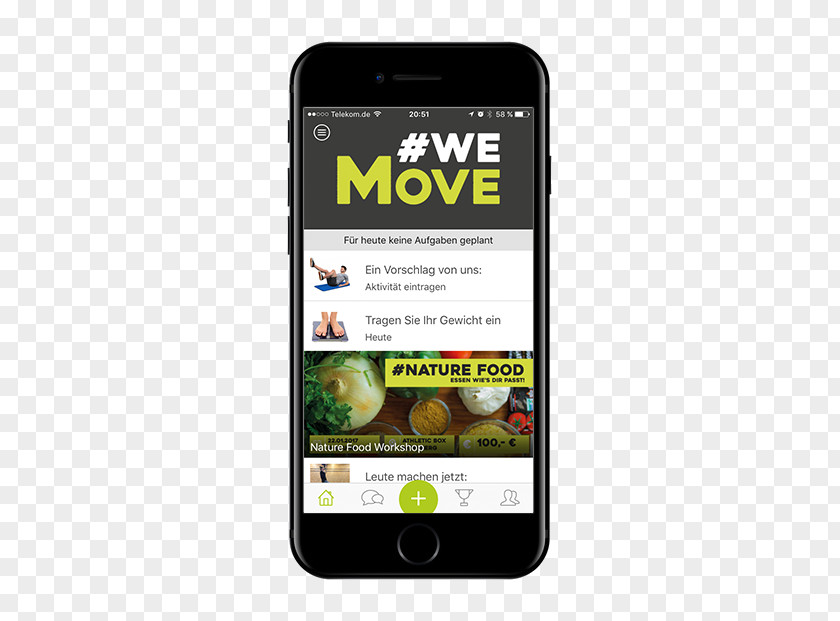 Fitness App Smartphone Feature Phone Mobile Phones #weMove Fürth PNG