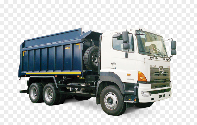 Hino Commercial Vehicle Dump Truck Cargo Transport Semi-trailer PNG