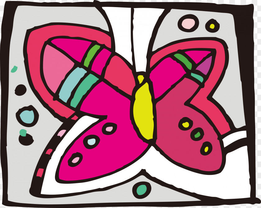 Cartoon Abstract Butterfly Visual Arts Art Monarch Clip PNG