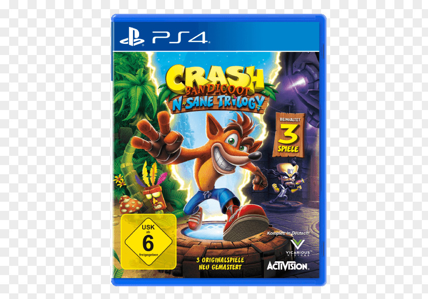 Crash Bandicoot: Mutant Island Bandicoot N. Sane Trilogy PlayStation 4 Game Xbox One PNG