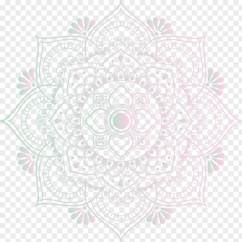 Mandala Flower Art PNG
